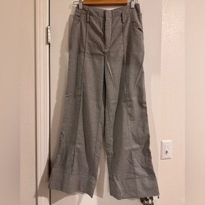 Anthropologie Gray Wide Leg Pants
